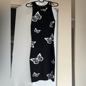 Forever 21 knit Butterfly mini dress S